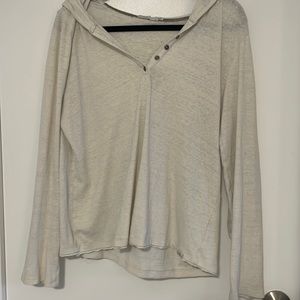 Lightweight hooded sweater